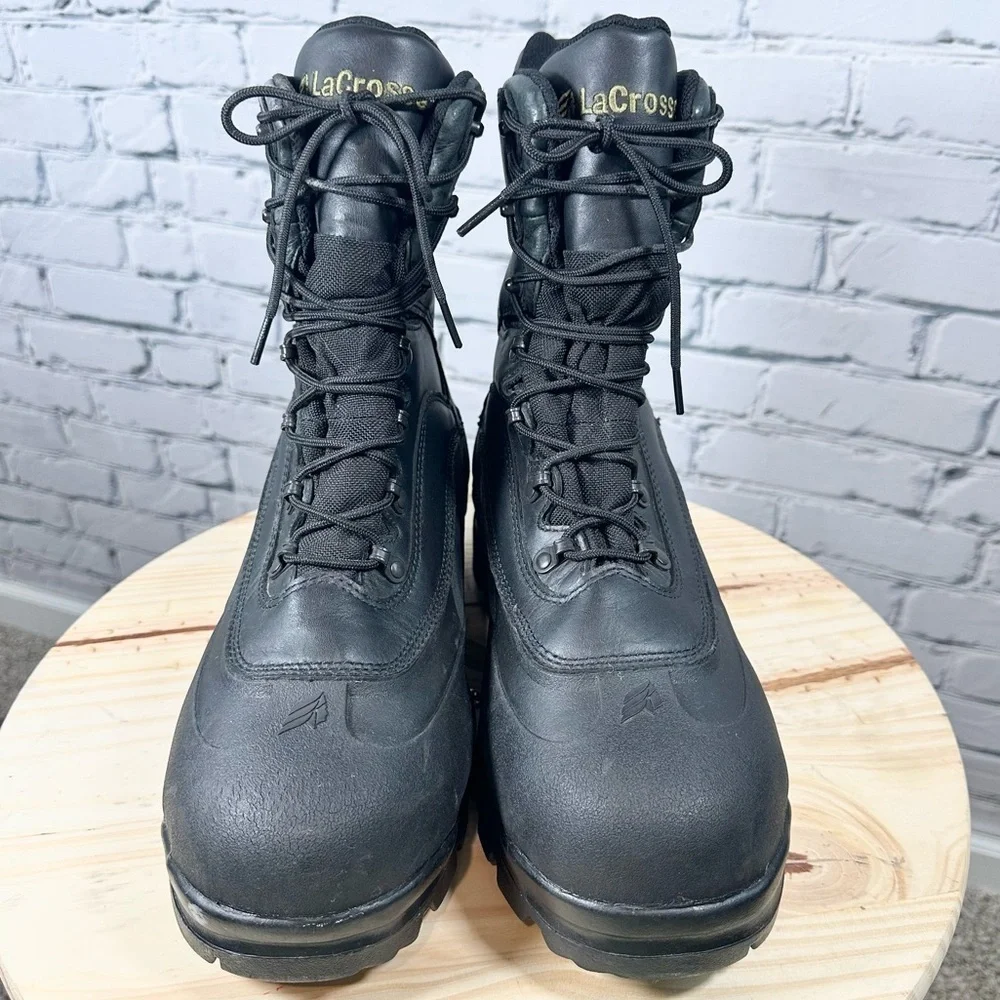 LaCrosse Boots Polar PFT Steel Toe Boot Black Waterproof Thinsulate Men's 11M